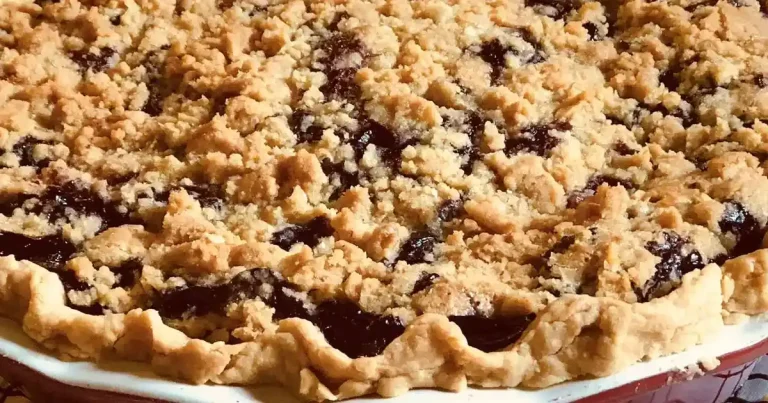 Foto da receita de Torta Cremosa de Mirtilo