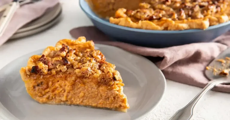 Foto da receita de Torta de Batata Doce com Nozes Pecan