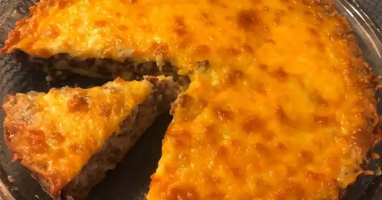 Foto da receita de Torta de Cheeseburger Impossível