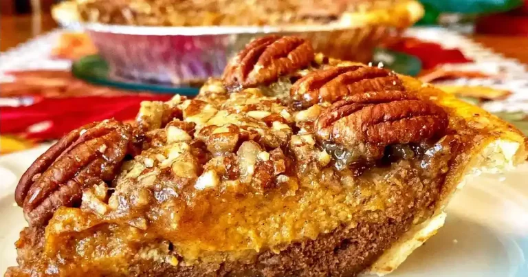 Foto da receita de Torta de Chocolate, Abóbora e Nozes Pecan