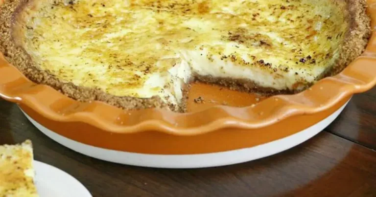 Foto da receita de Torta de Creme Brulée Sem Glúten