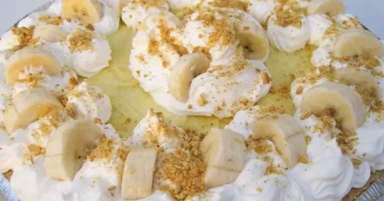 Foto da receita de Torta de Creme de Banana com Pudim