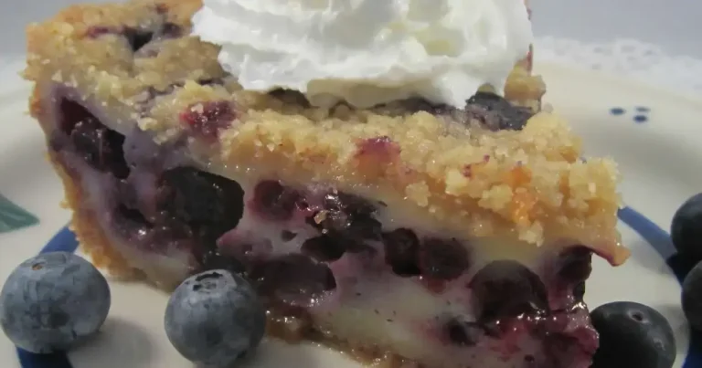 Foto da receita de Torta de Creme de Blueberry