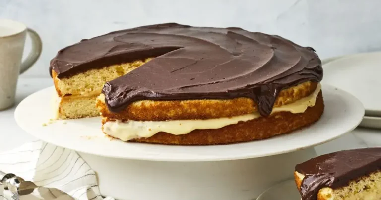 Foto da receita de Torta de Creme de Boston