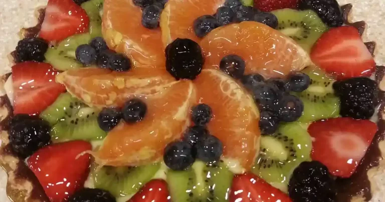 Foto da receita de Torta de Frutas Frescas com Mascarpone