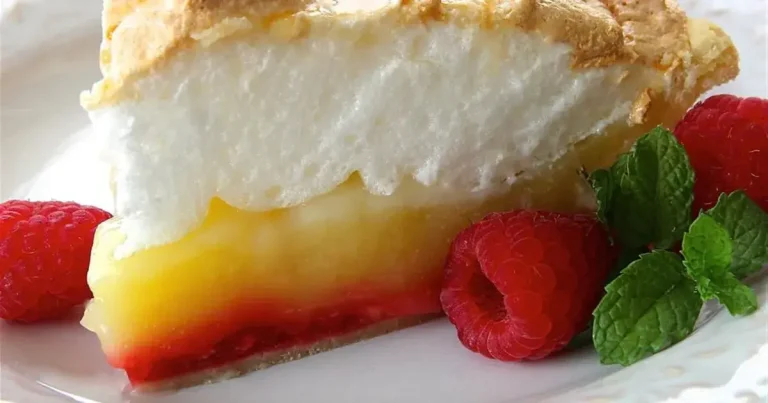 Foto da receita de Torta de Limão com Merengue e Framboesa