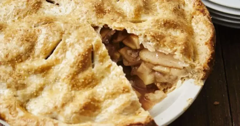 Foto da receita de Torta de Maçã com Caramelo Salgado