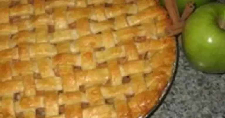 Foto da receita de Torta de Maçã Rosa