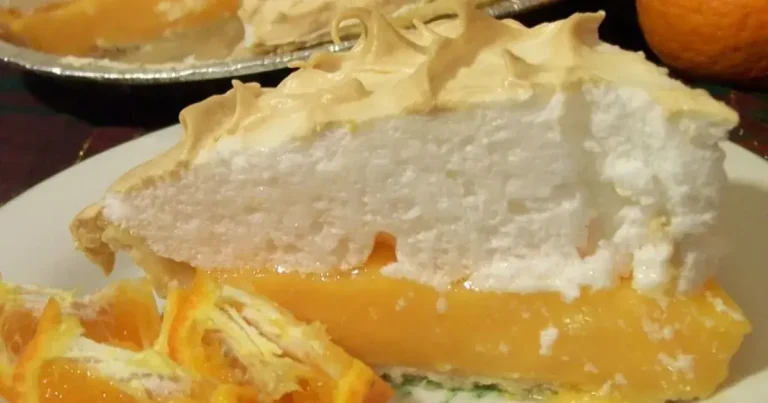 Foto da receita de Torta de Merengue de Laranja