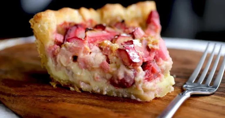 Foto da receita de Torta de Morango com Ruibarbo e Creme