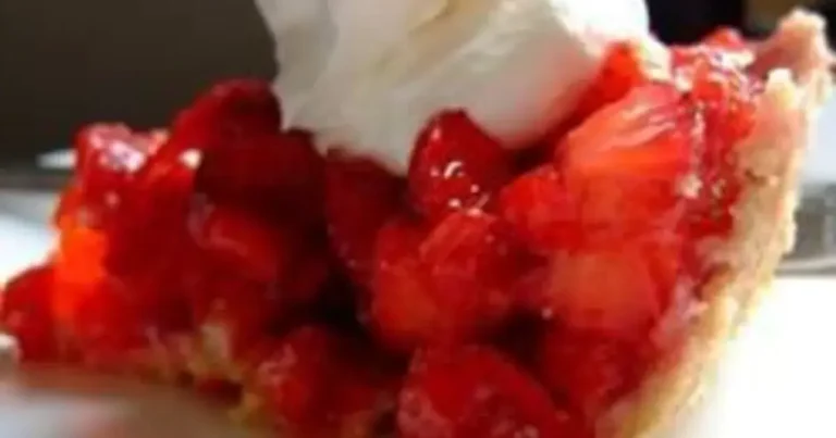 Foto da receita de Torta de Morango Sem Gelatina