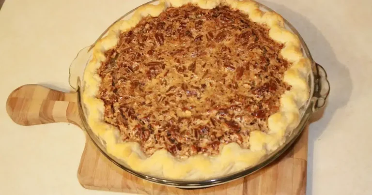 Foto da receita de Torta de Nozes Pecan com Chocolate e Bourbon