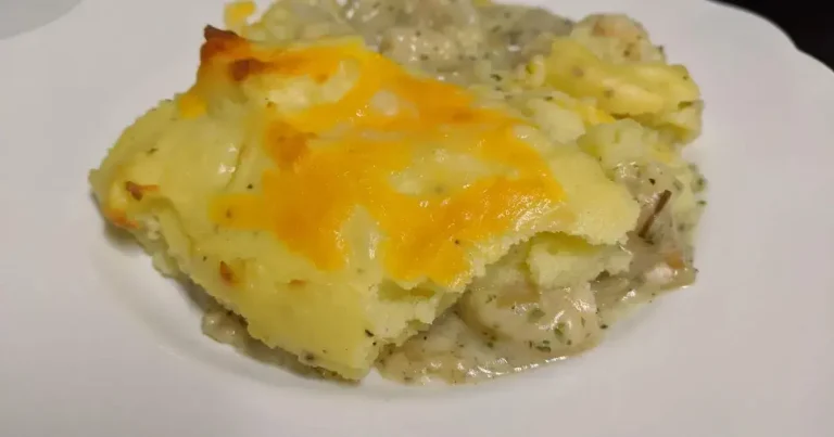 Foto da receita de Torta de Peixe com Cobertura de Purê de Batata
