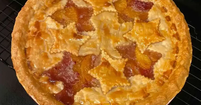 Foto da receita de Torta de Pêssego