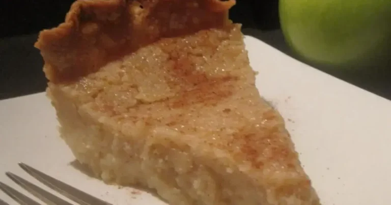 Foto da receita de Torta de Pudim de Maçã com Molho de Maçã