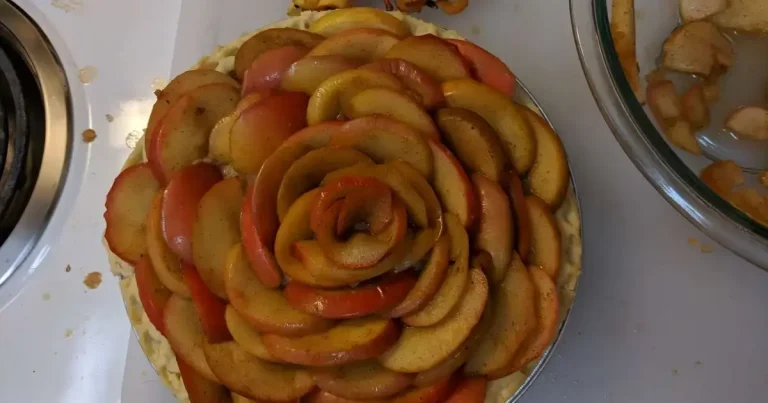 Foto da receita de Torta de Rosa de Maçã