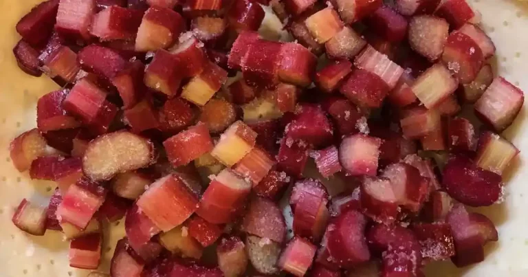 Foto da receita de Torta de Ruibarbo