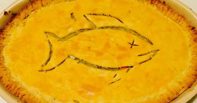 Foto da receita de Torta de Salmão com Batata