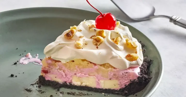 Foto da receita de Torta de Sorvete de Banana Split