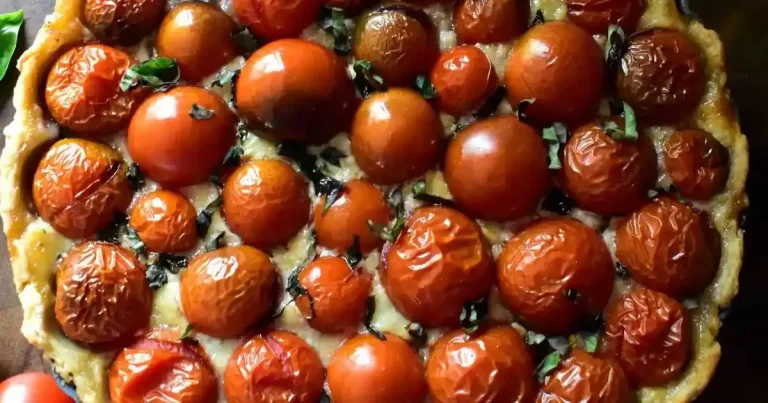 Foto da receita de Torta de Tomate Cereja