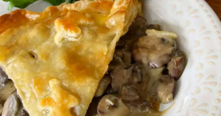 Foto da receita de Torta Elegante de Cogumelos