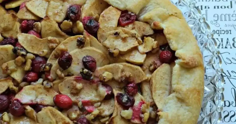 Foto da receita de Torta Rústica de Frutas de Outono