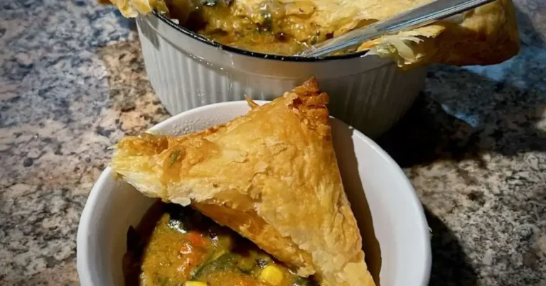 Foto da receita de Torta Vegetariana com Crosta de Massa Folhada