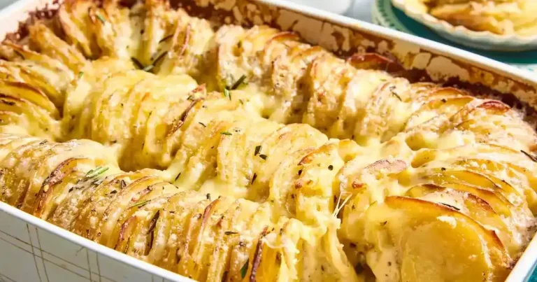Foto da receita de Casserole de Batata Hasselback