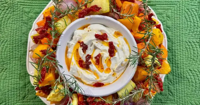 Foto da receita de Coroa de Legumes Assados
