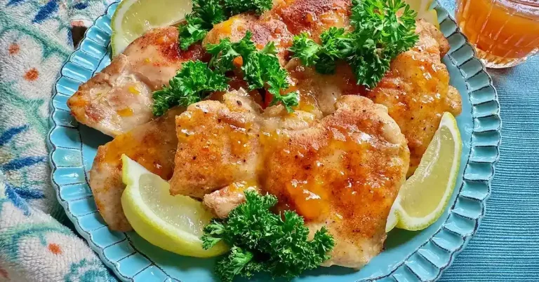 Foto da receita de Coxas de Frango com Pêssego e Habanero