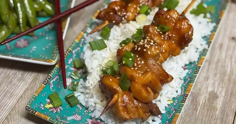 Espetinhos de Frango Coreano