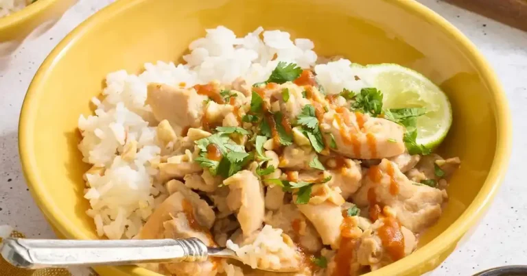 Foto da receita de Frango Tailandês com Amendoim na Panela Lenta