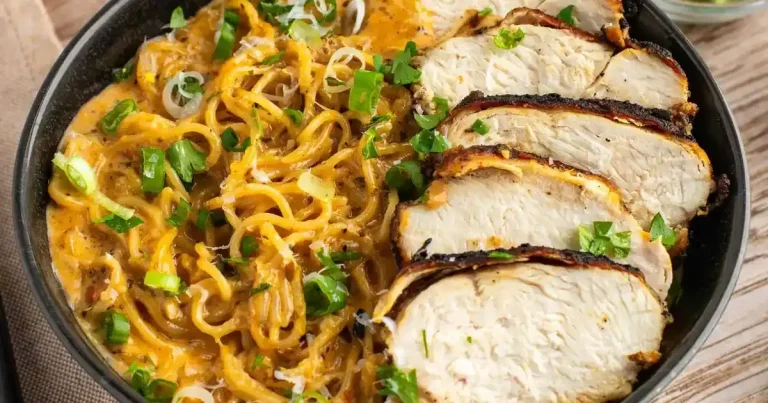 Foto da receita de Ramen Cremoso de Frango Blackened