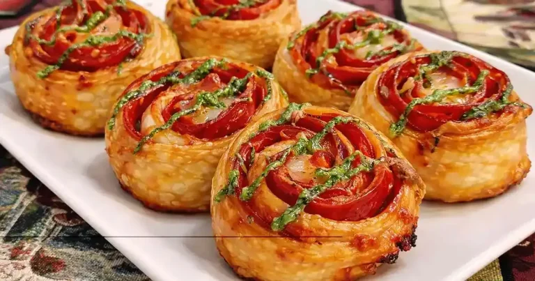 Foto da receita de Rosas de Pizza
