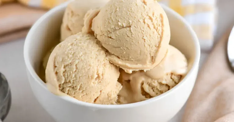 Foto da receita de Sorvete de Creme de Leite com Manteiga de Amendoim