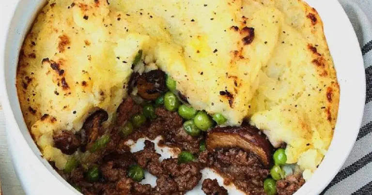 Foto da receita de Torta de Carne com Purê de Batata