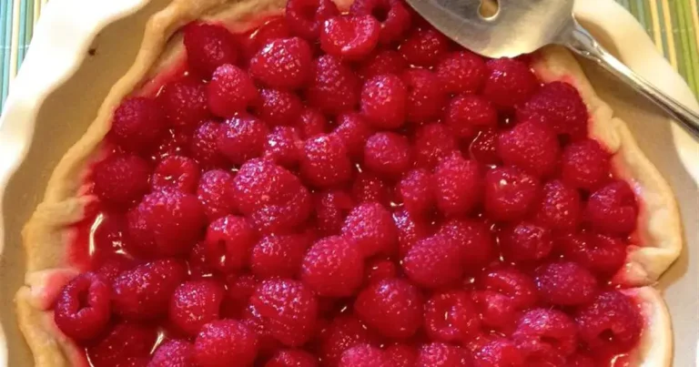 Foto da receita de Torta de Framboesa Fresca para o Verão
