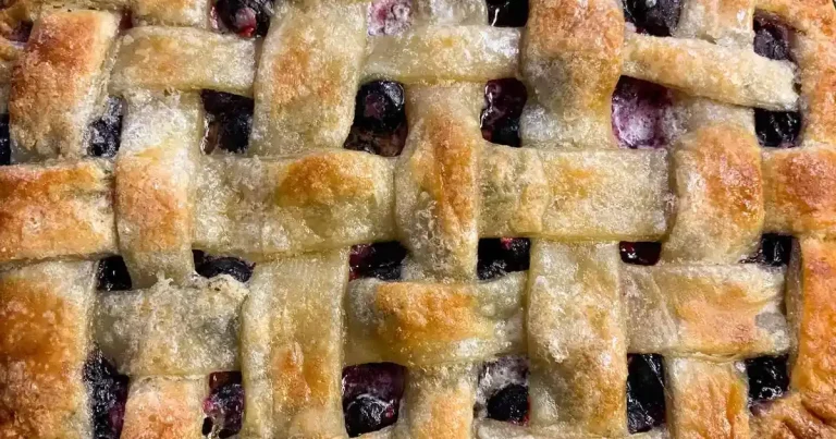 Foto da receita de Torta de Mirtilo e Framboesa