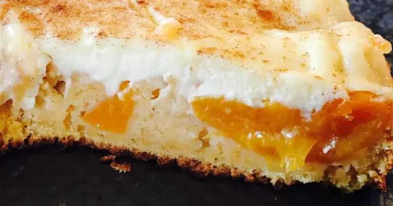Foto da receita de Torta de Pêssego com Creme