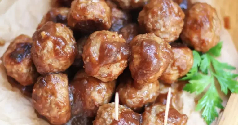 Foto da receita de Almôndegas com Manteiga de Maçã