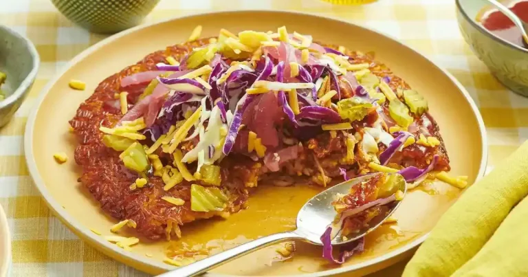 Foto da receita de Arroz Crocante com Porco ao Barbecue