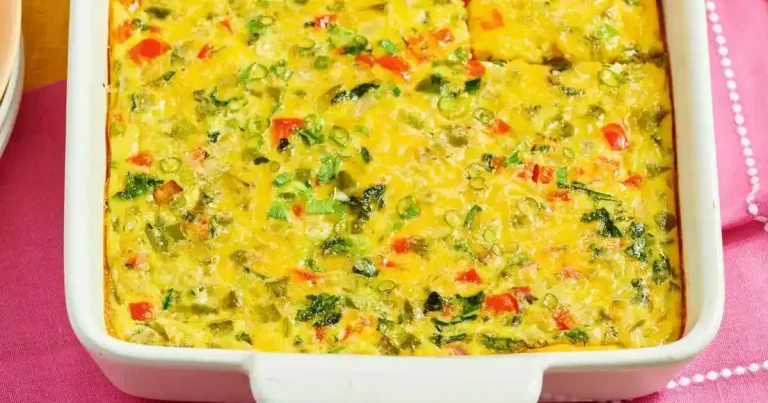 Foto da receita de Assado de Ovos Veggie para o Café da Manhã