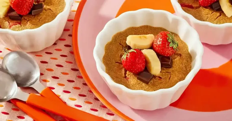 Foto da receita de Aveia Assada com Morango e Banana