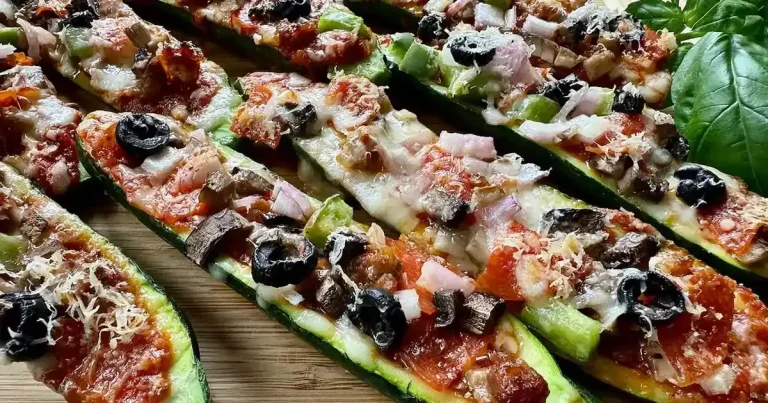Foto da receita de Barquinhos de Pizza de Abobrinha