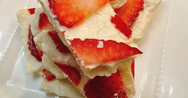 Foto da receita de Barra de Iogurte Congelado de Morango
