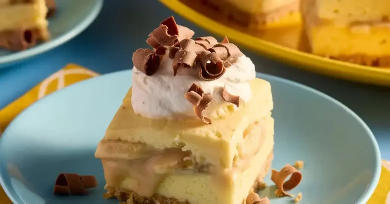 Foto da receita de Barras de Cheesecake de Banoffee