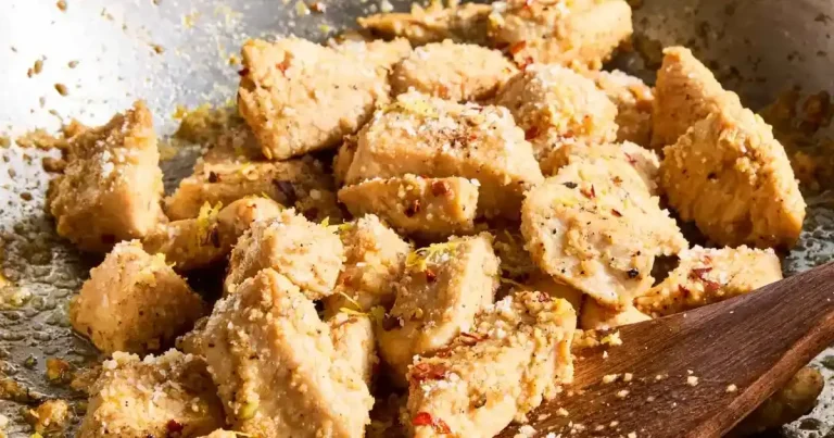 Foto da receita de Bocadinhos de Frango com Limão e Parmesão