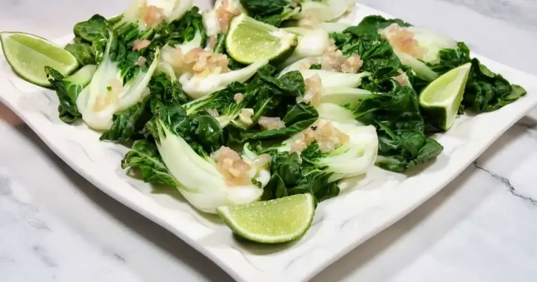 Foto da receita de Bok Choy no Vapor