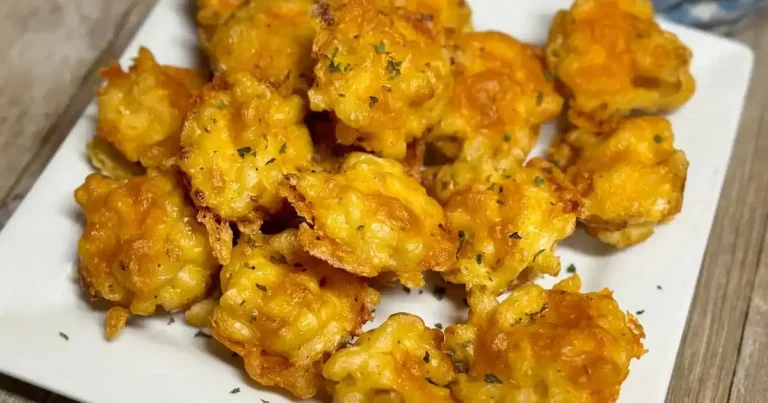 Foto da receita de Bolinho de Macarrão com Queijo Assado