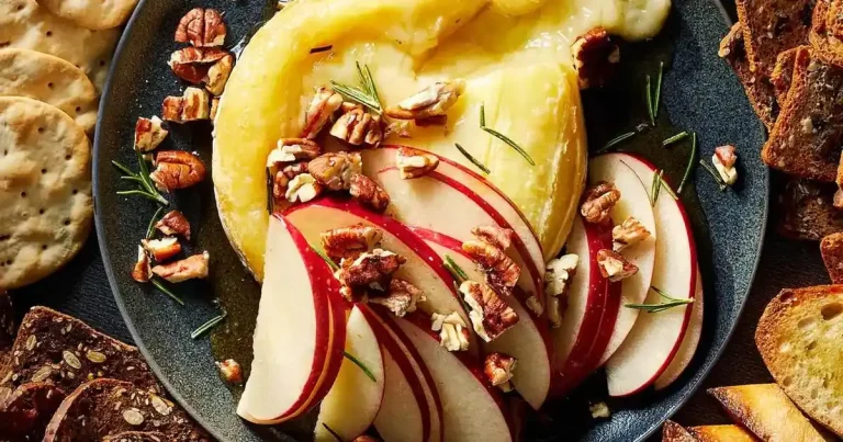 Foto da receita de Brie Assado com Maple, Maçã e Nozes Pecan